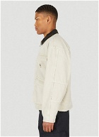 Washed Canvas Shop Jacket in Cream