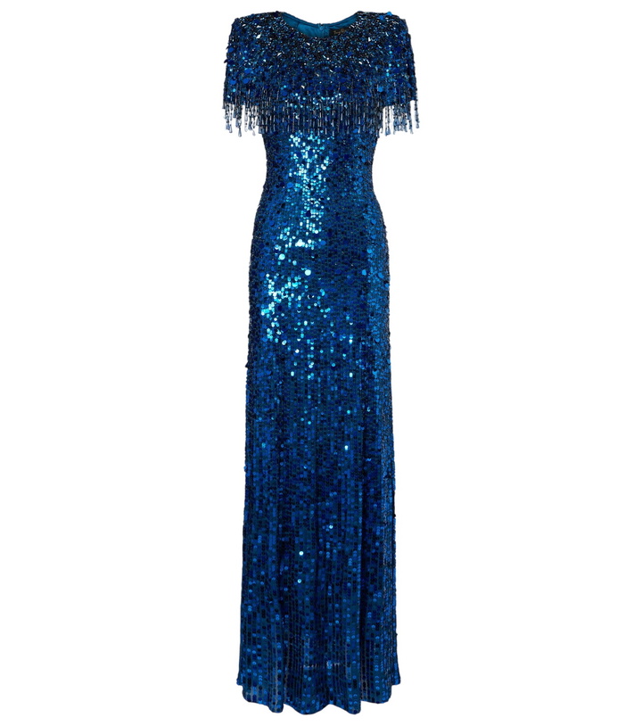 Photo: Jenny Packham Embellished fringed gown