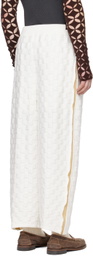 Isa Boulder SSENSE Exclusive White Chess Trousers