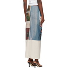 ISSEY MIYAKE Multicolor Street View Midi Skirt