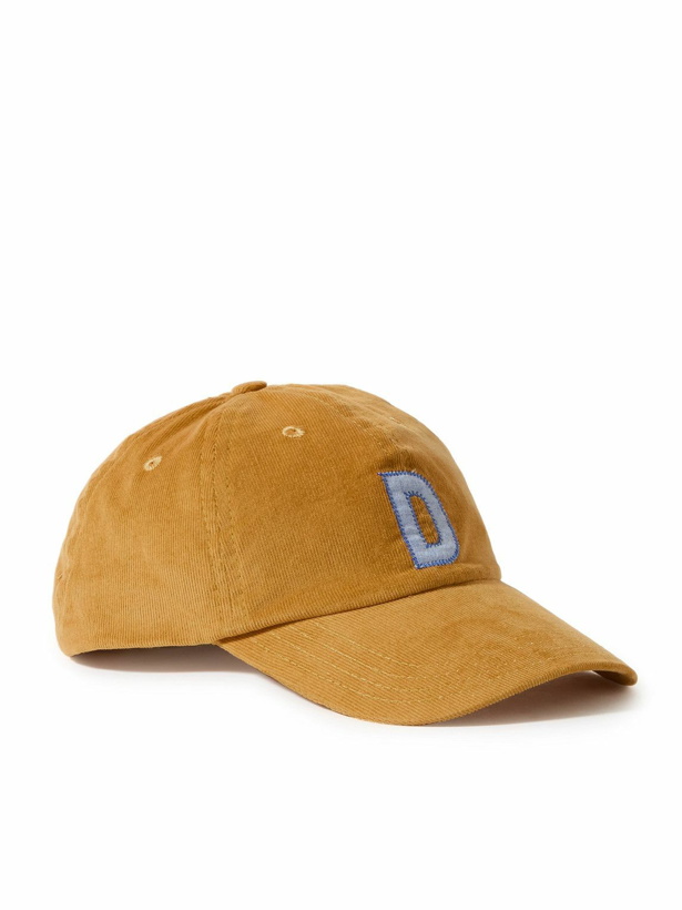 Photo: Drake's - Logo-Appliquéd Cotton-Corduroy Baseball Cap