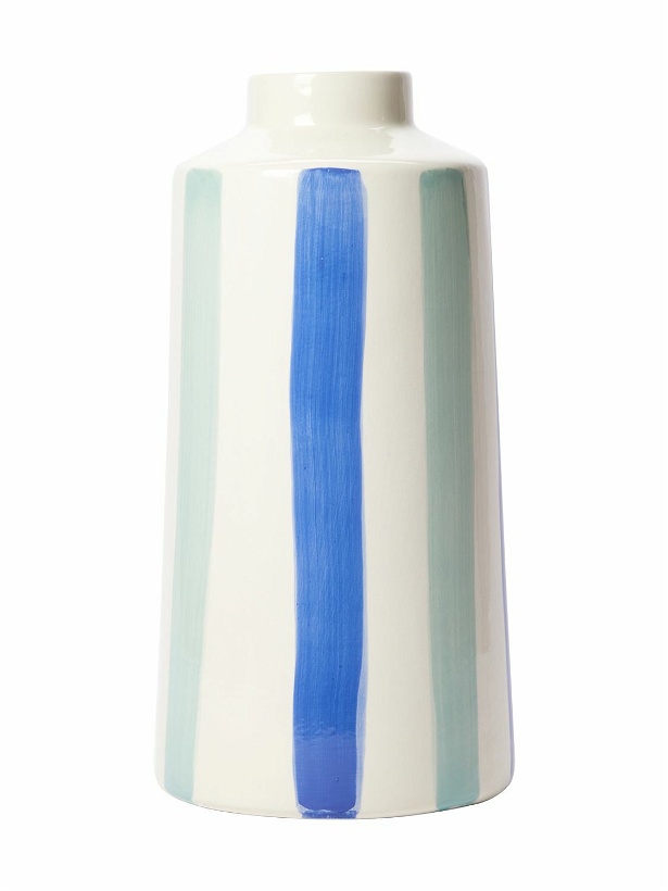 Photo: THE CONRAN SHOP - Large Blue Stripes Vase