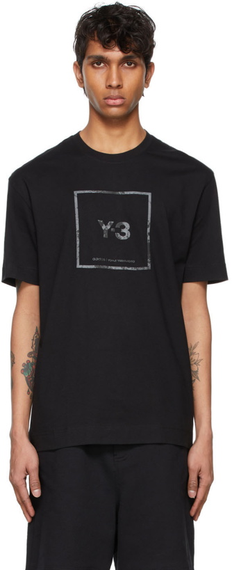 Photo: Y-3 Black Square Label T-Shirt