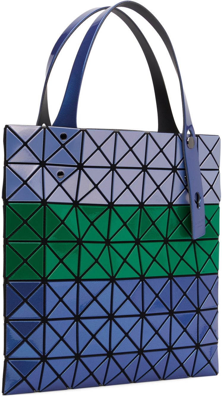 Issey Miyake Bao Bao Iridescent Prism Tote in Metallic Blue - SOLD