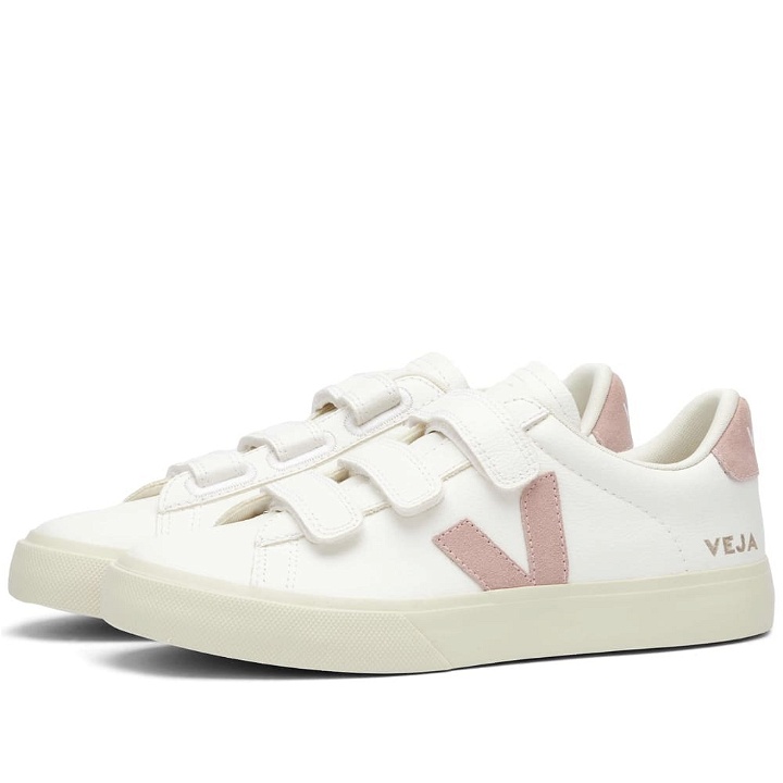 Photo: Veja Womens Women's Recife Sneakers in White/Pink