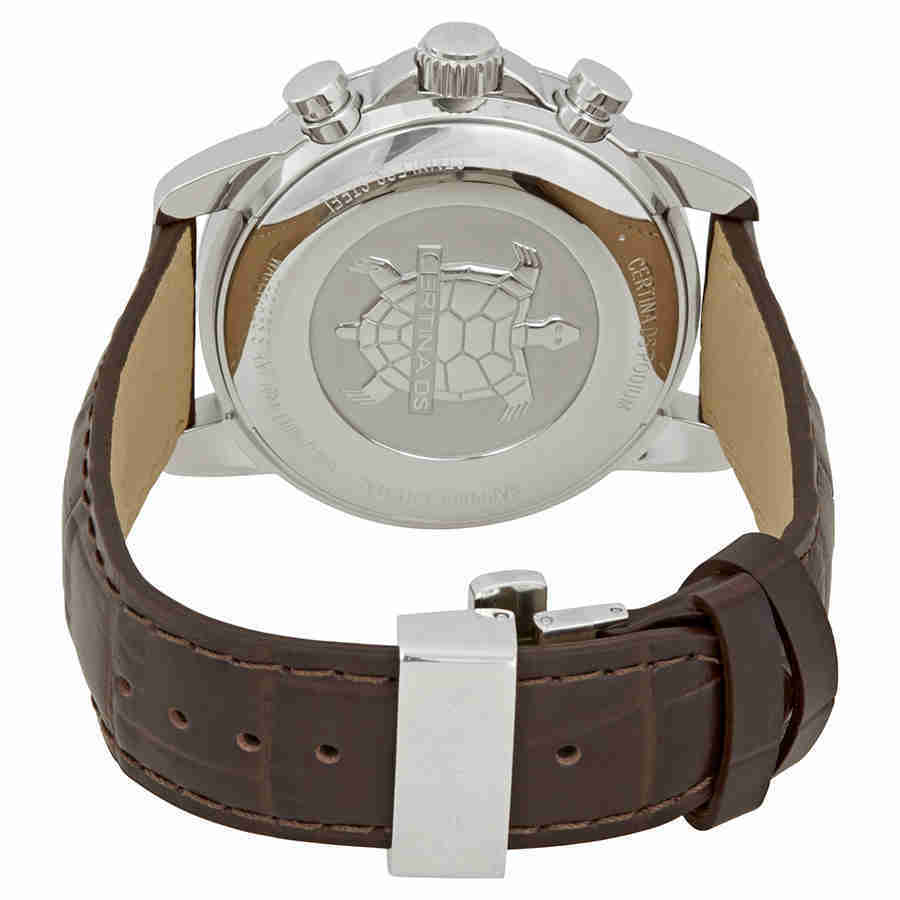 Certina DS Podium Chronograph Silver Dial Mens GMT Watch C034.654.16.037.01
