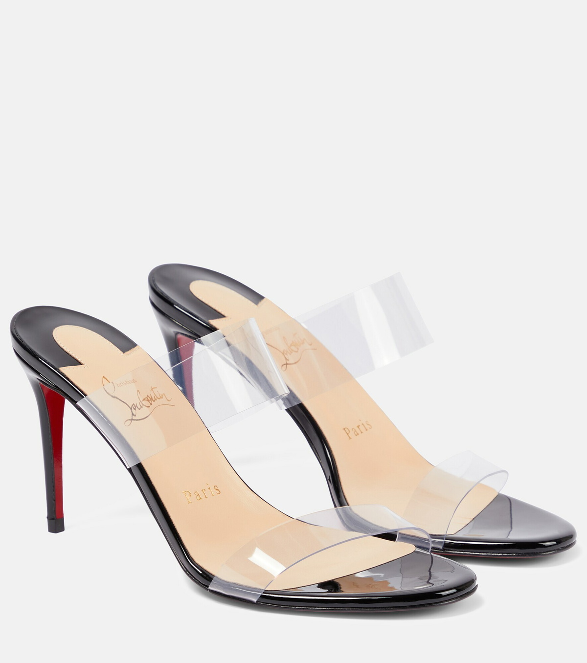 Christian louboutin just discount nothing pvc mules