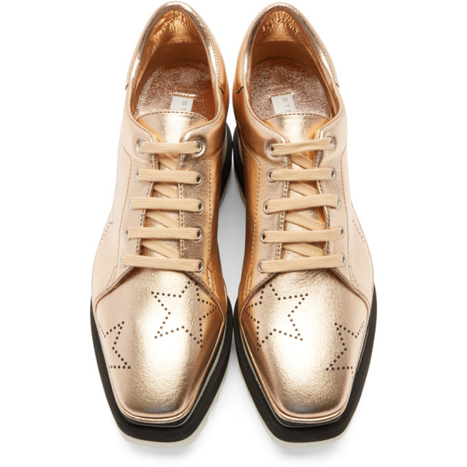 24PF new/Stella McCartney エリーゼスニーカー Sneakers Gold Stella McCartney Rose Gold Sneak-Elyse Stars Sneakers Stella