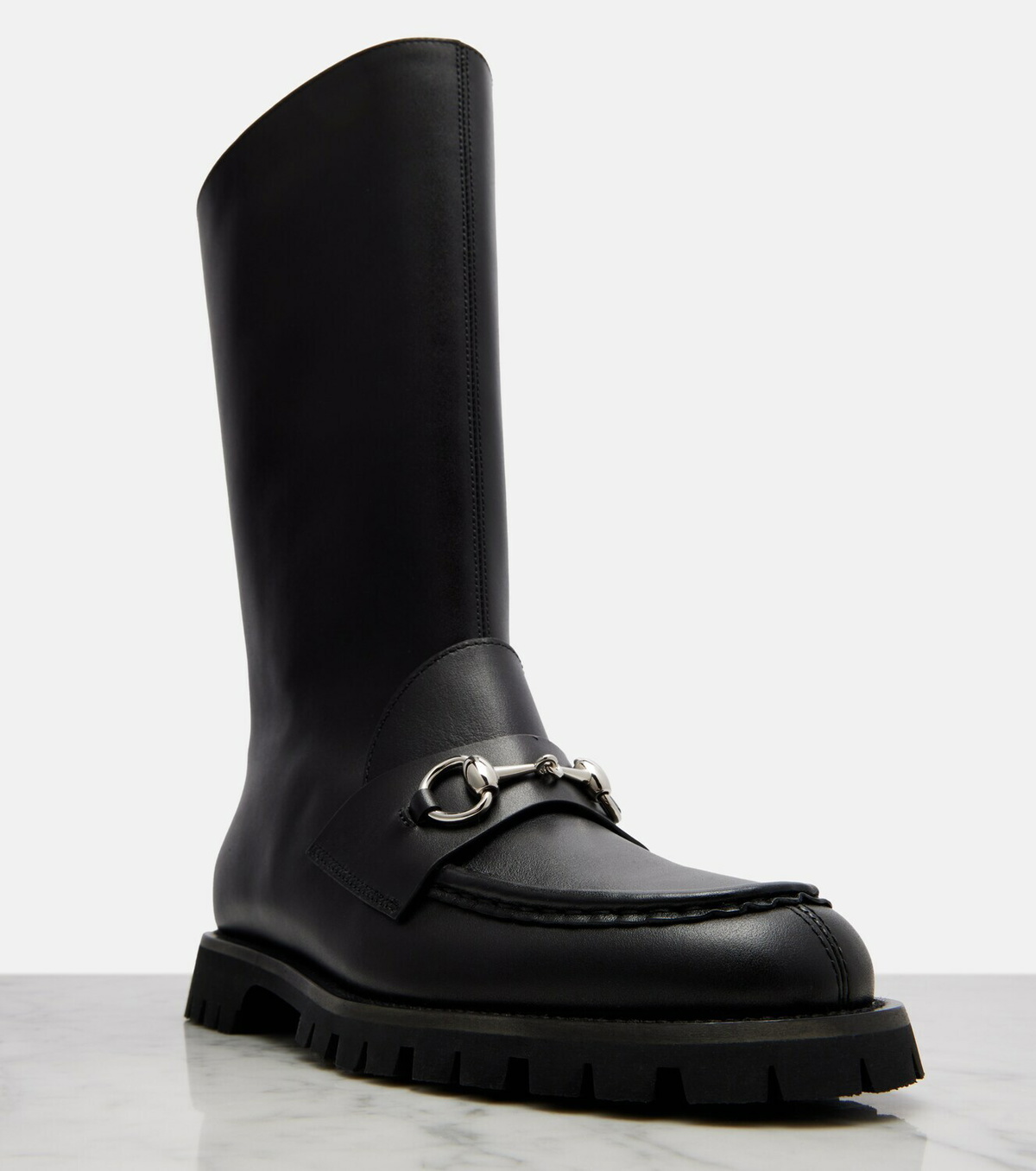 Gucci Horsebit leather ankle boots