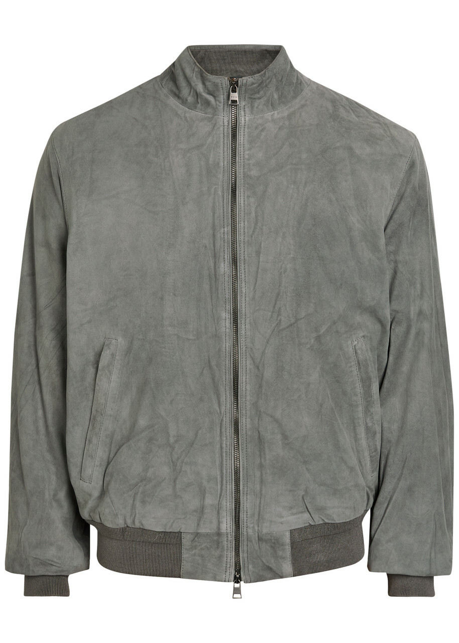 Polo Ralph Lauren Logo-embroidered Woven Jacket Grey Polo Ralph Lauren