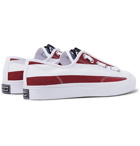 Converse - TAKAHIROMIYASHITA TheSoloist. Jack Purcell Zip Printed Canvas Sneakers - Red