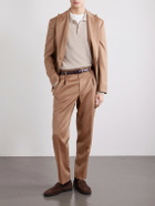 Barena - Straight-Leg Pleated Virgin Wool Suit Trousers - Brown