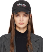 Balenciaga Black Up Political Cap