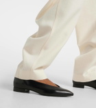 Loro Piana Rebecca leather ballet flats