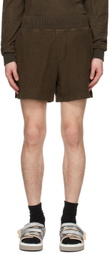 RANRA Khaki Mock-Fly Shorts