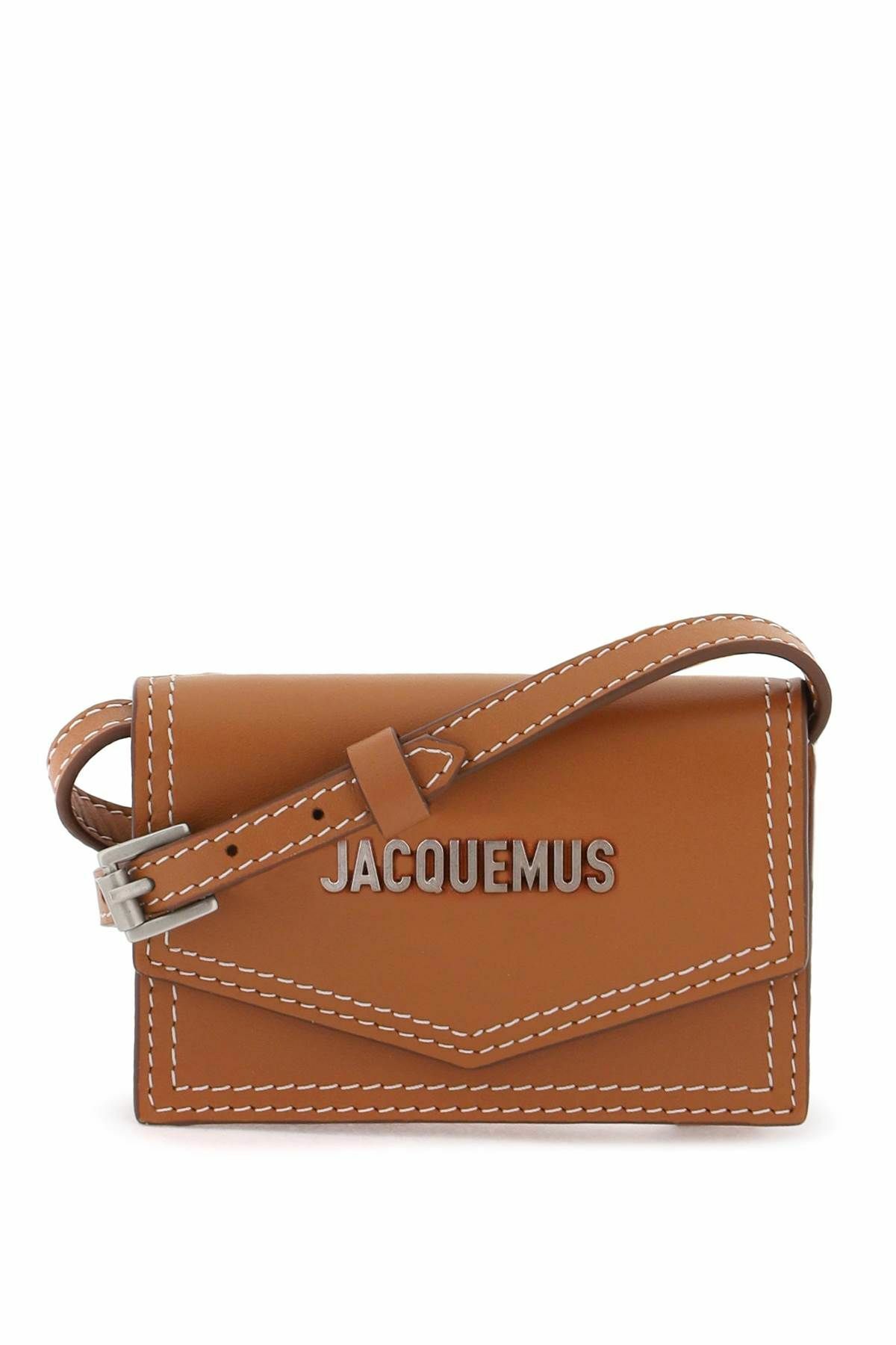JACQUEMUS 'le porte azur' crossbody cardholder Brown Jacquemus