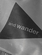 And Wander - Dyneema Logo-Print Mesh and Shell Messenger Bag