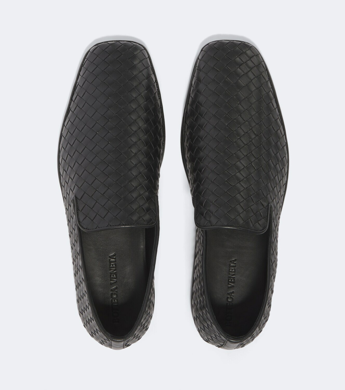 Bottega Veneta Palazzo Intrecciato leather slip-on shoes