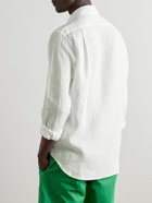 Drake's - Linen-Gauze Shirt - White