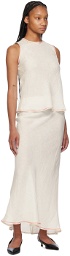 Baserange Off-White Dydine Maxi Skirt