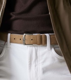 Loro Piana Alsavel suede belt