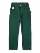 BODE - Knolly Brook Straight-Leg Cotton-Twill Trousers - Green