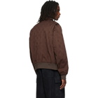 Casablanca Brown Monogram Cotton Blouson Jacket