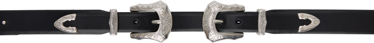 Toga Virilis Black Double Buckle Belt