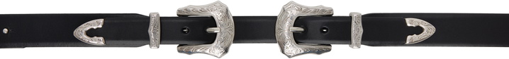 Photo: Toga Virilis Black Double Buckle Belt