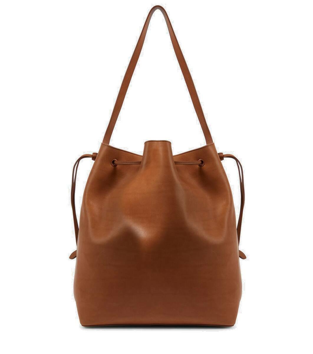 The Row Belvedere leather bucket bag The Row