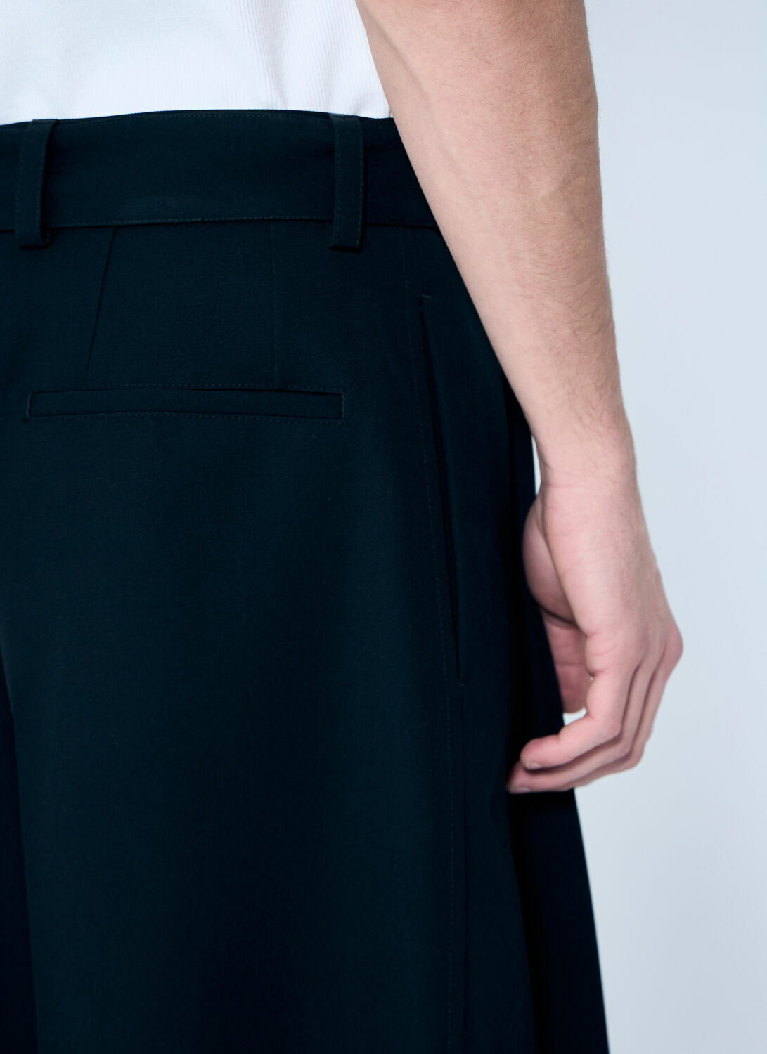 Jil Sander Belted Pleated Shorts
