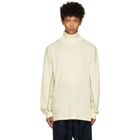 BED J.W. FORD Off-White Ribbed Turtleneck