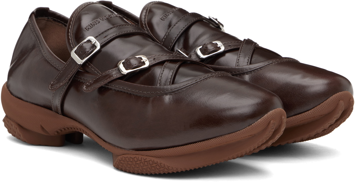 Kiko Kostadinov Brown Sonia Buckled Loafers Kiko Kostadinov
