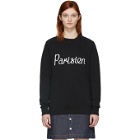 Maison Kitsune Black Parisien Sweatshirt