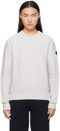 Moncler Gray Patch Sweater