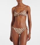 Valentino Polka-dot bow-detail bikini