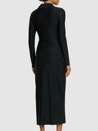 SELF-PORTRAIT - Cutout Jersey Midi Dress