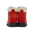 Proenza Schouler Red Lace-Up Hiking Boots