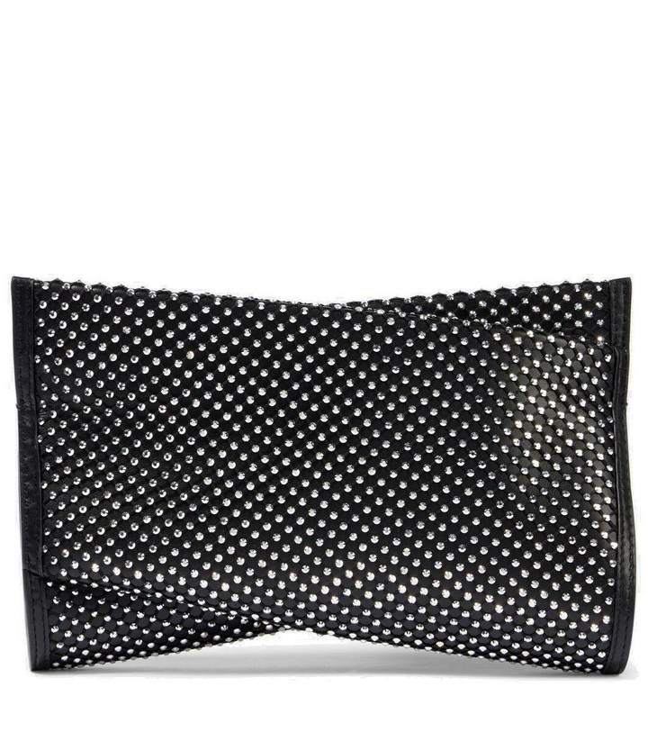 Photo: Christian Louboutin Loubitwist Small embellished leather clutch