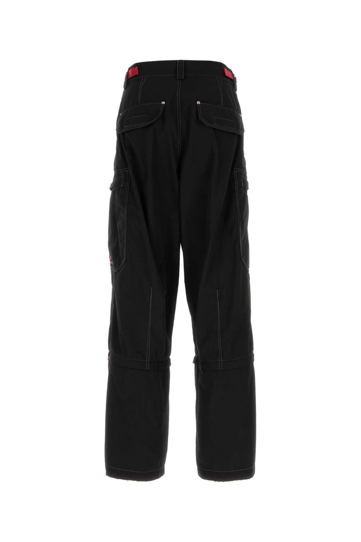 Balenciaga Black Cotton Cargo Pant Balenciaga