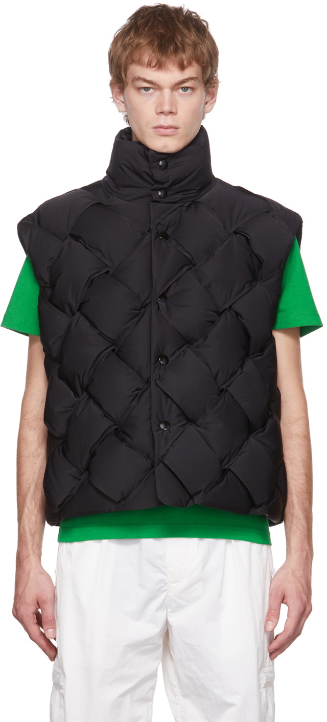 Bottega Veneta Black Down Vest