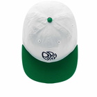 By Parra Men's Circle Tweak Logo Cap in Off White/Green