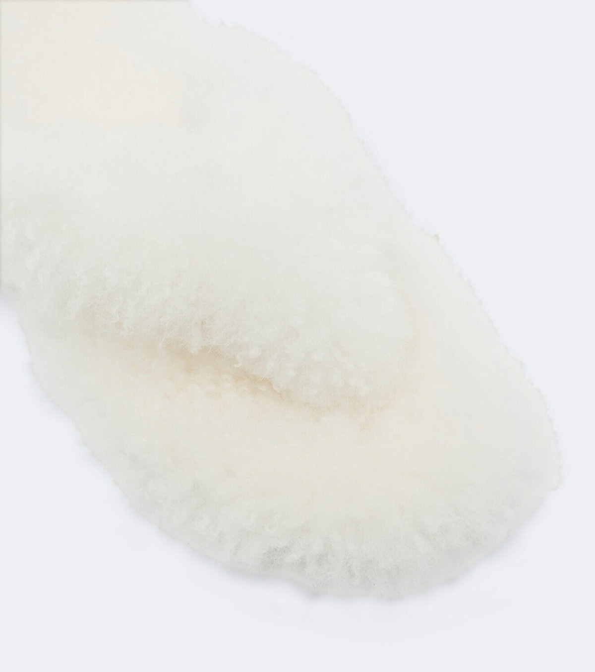 Christen Home shearling thong sandals