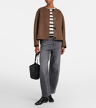 'S Max Mara Divina striped cotton-blend jersey T-shirt