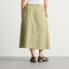 Damson Madder Women's Caspia Volume Midi Skirt in Basil