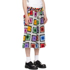 COÛT DE LA LIBERTÉ Multicolor Angel Crochet Basketball Shorts