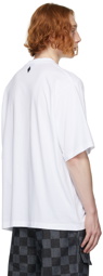 Marcelo Burlon County of Milan White Jersey Folk T-Shirt