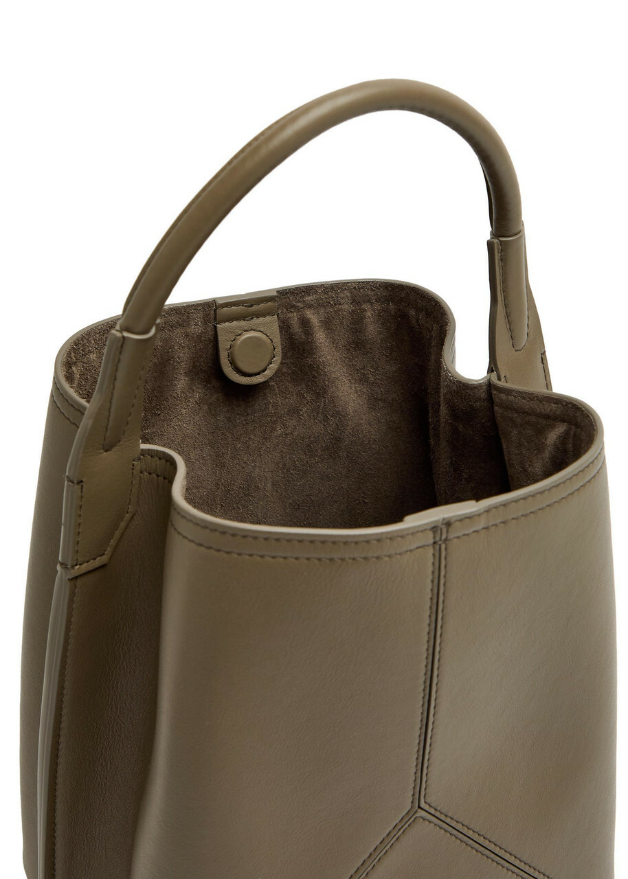 Victoria Beckham Victoria Leather Bucket bag - Khaki - One Size