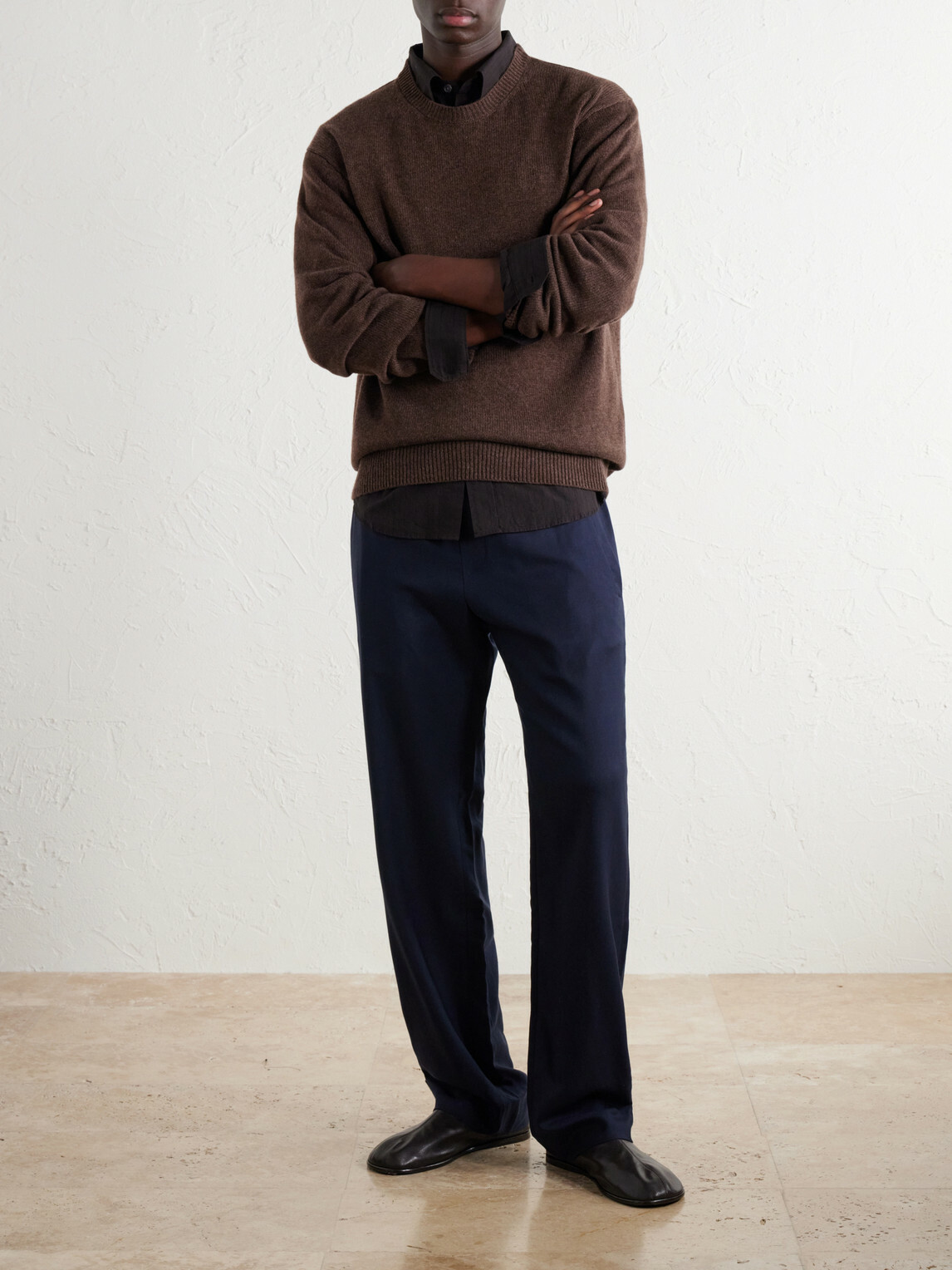 The Elder Statesman - Statesman Cashmere Sweater - Brown