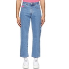 GCDS Blue Bucket Jeans